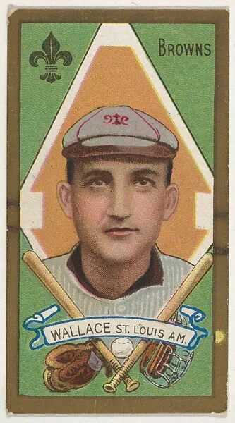 Roderick Wallace, St. Louis Browns, American League, from the "Baseball Series" (Gold Borders) set (T205) issued by the American Tobacco Company — American Tobacco Company