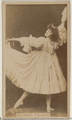Mabel Clark, from the Actors and Actresses series (N45, Type 8) for Virginia Brights Cigarettes