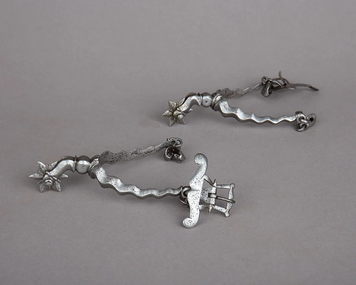 Pair of Rowel Spurs — Unknown