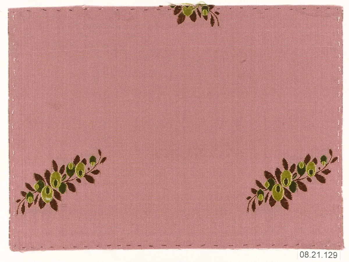 Textile sample — J. Claude Frères & Co.|Unknown Designer