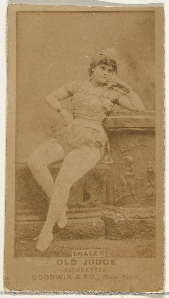 Shaler, from the Actors and Actresses series (N171) for Old Judge Cigarettes — Goodwin & Company