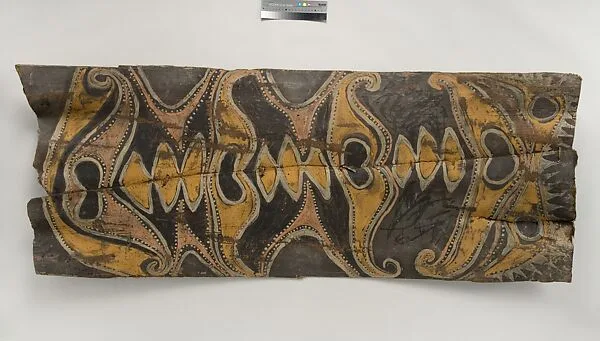 Painting from a Ceremonial House Ceiling — Fetumbok, Wanyi|Artists of Mariwai Village