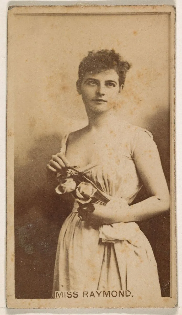 Frankie Raymond, from the Actresses series (N245) issued by Kinney Brothers to promote Sweet Caporal Cigarettes — Kinney Brothers Tobacco Company