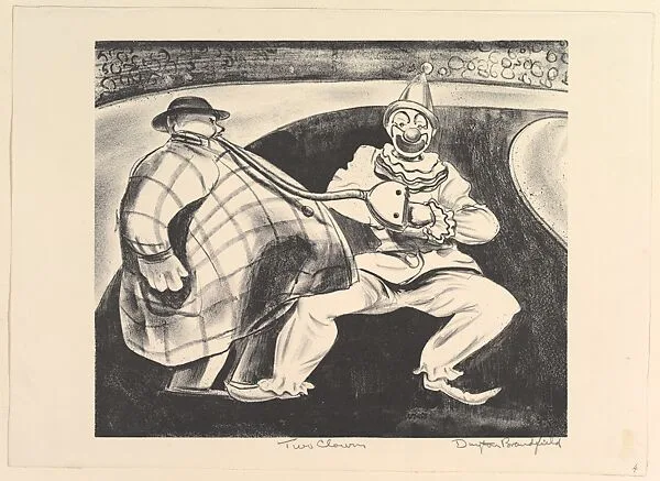 Two Clowns — Dayton Brandfield|WPA