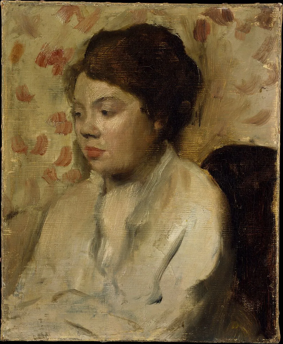 Portrait of a Young Woman — Edgar Degas