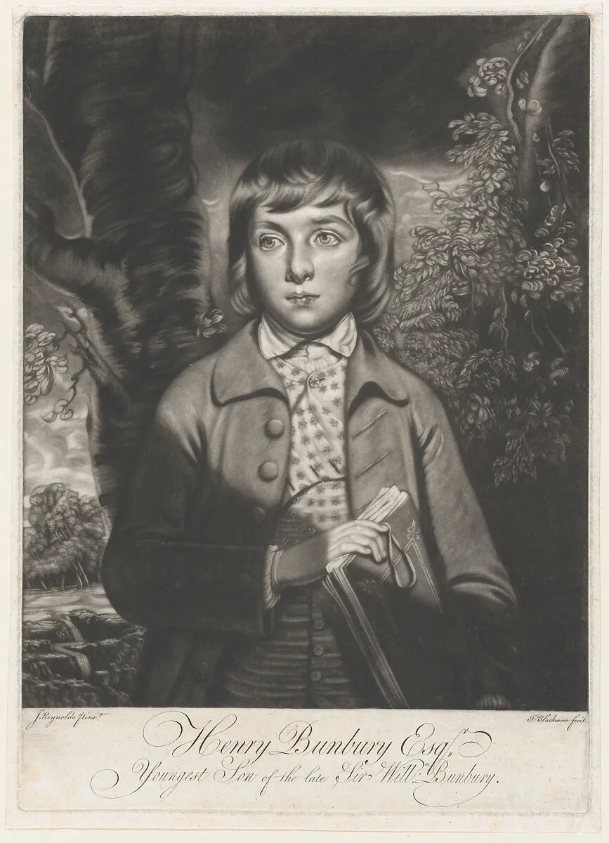 Henry Bunbury Esq-r., Youngest Son of the late Sir William Bunbury — Henry William Bunbury|Thomas Blackmore|Sir Joshua Reynolds