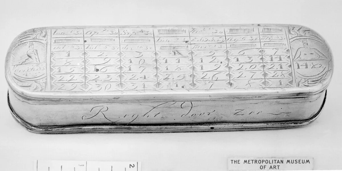 Tobacco box — Unknown