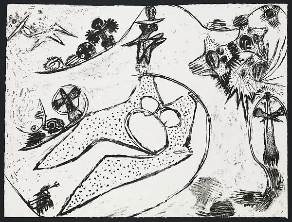 Untitled, Tam 1743II State II (3/20) — Frank Lobdell|Tamarind Lithography Workshop