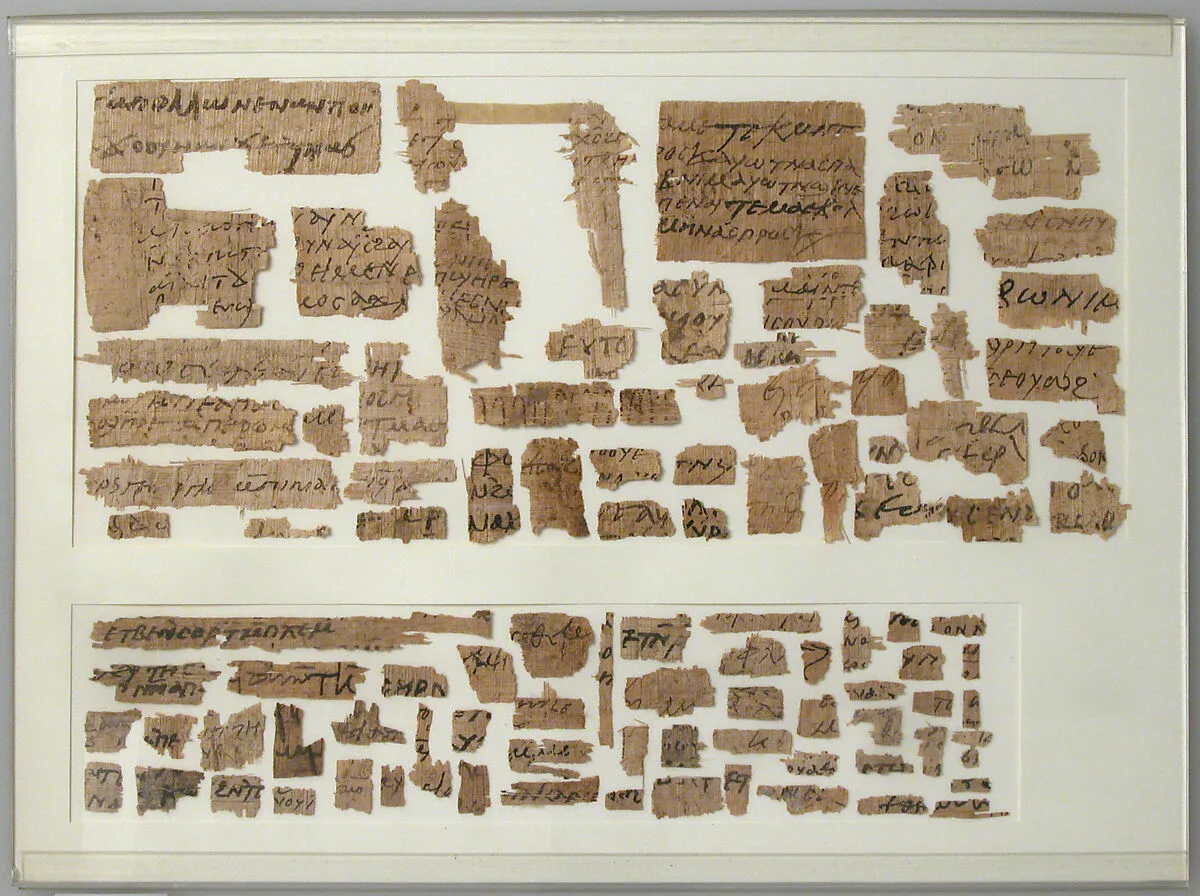 Papyri Fragments — Unknown