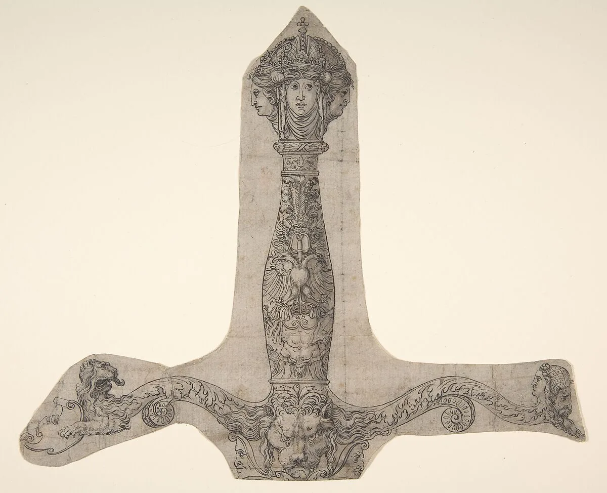 Design for a Sword Hilt — Unknown