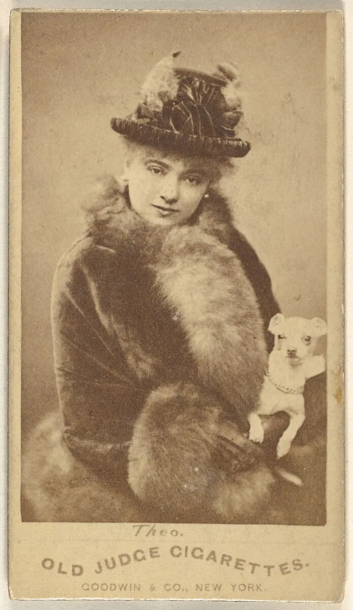 Theo, from the Actors and Actresses series (N171) for Old Judge Cigarettes — Goodwin & Company