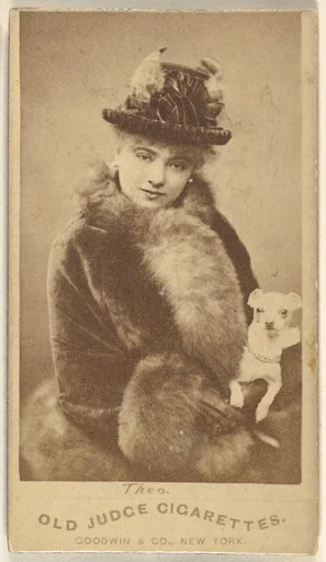 Theo, from the Actors and Actresses series (N171) for Old Judge Cigarettes