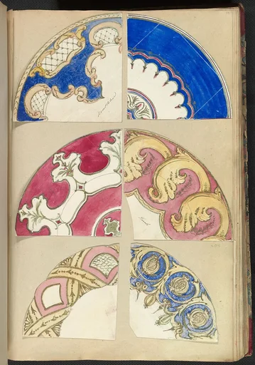 Six Designs for Decorated Plates