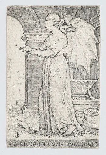 Avarice (Avaritia), from The Seven Vices