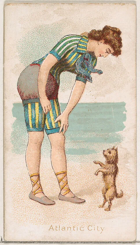 Atlantic City, from the Fancy Bathers series (N187) issued by Wm. S. Kimball & Co. — William S. Kimball & Company