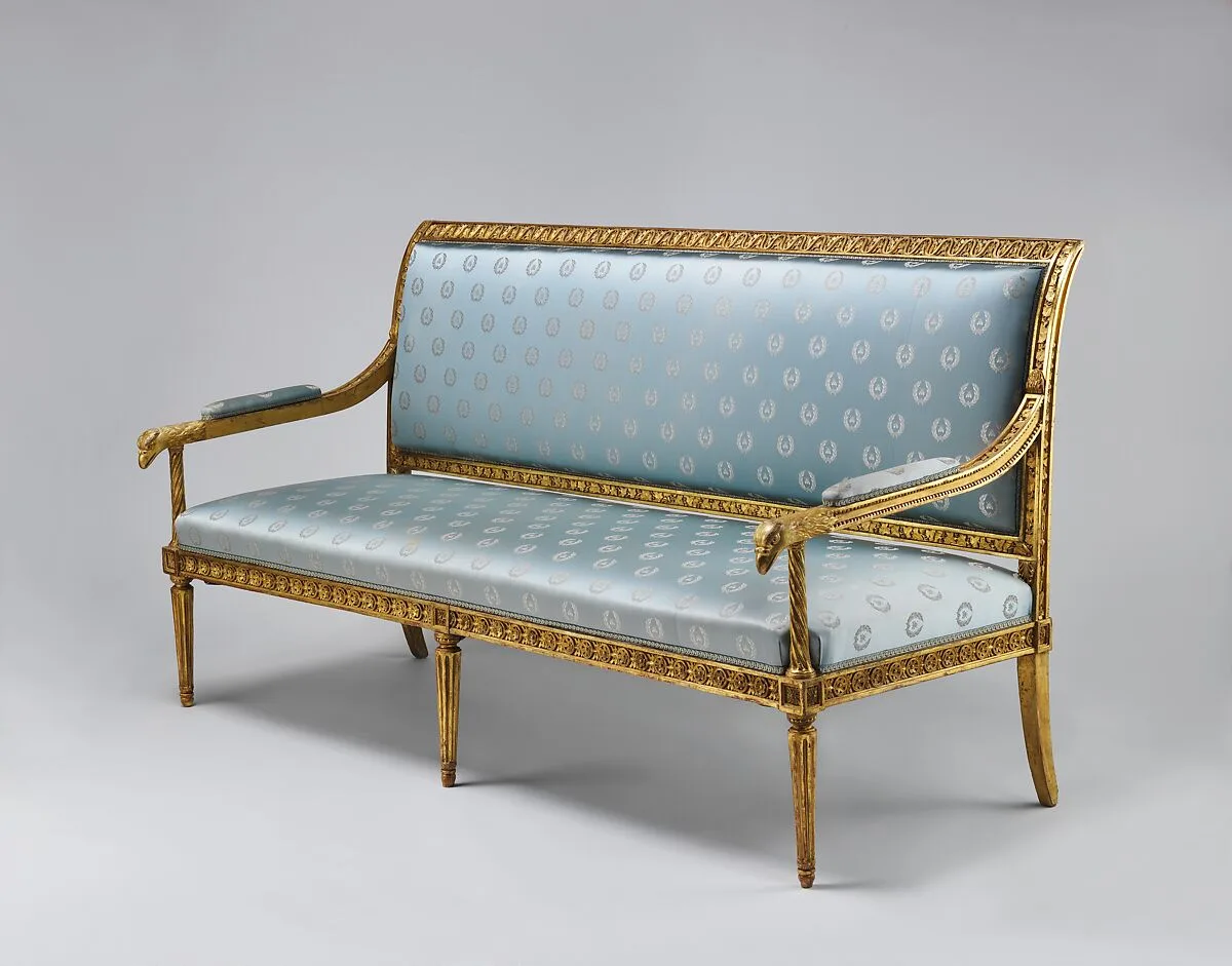 Settee — Andrei Nikiforovich Voronikhin|Carl Focht|Iwan Naschon|Carl Scheibe|Sergej Schaschin|Russian Imperial Court|Tsar Paul I