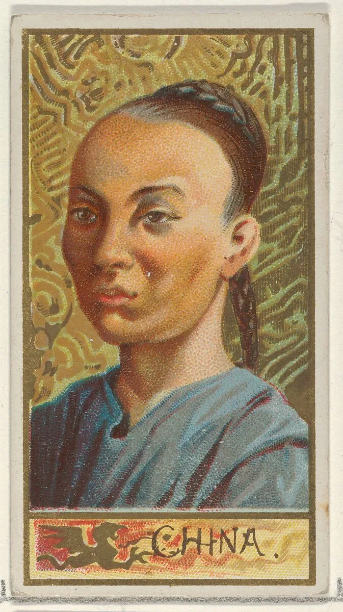 China, from the Types of All Nations series (N24) for Allen & Ginter Cigarettes — George S. Harris & Sons|Allen & Ginter