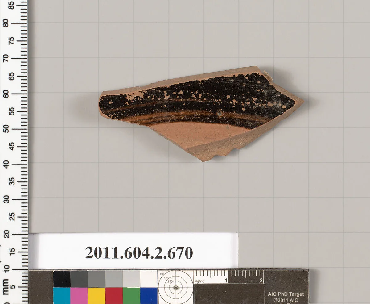 Terracotta fragment of a column-krater (bowl for mixing wine and water) — Unknown