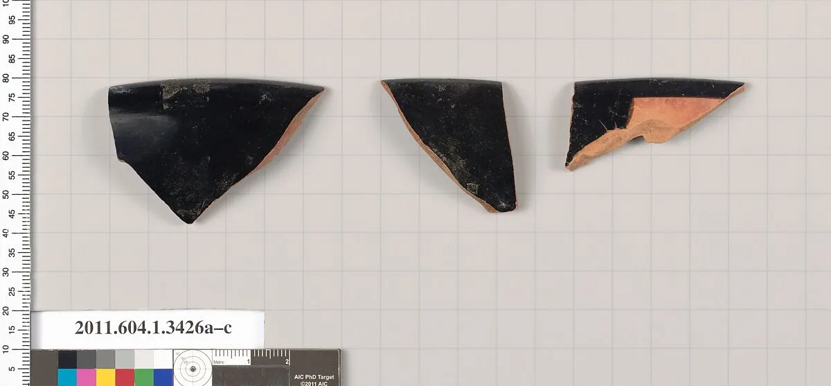 Terracotta fragments of kylikes (drinking cups) — Unknown