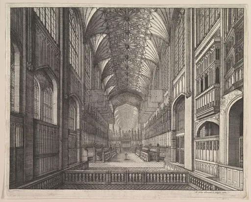 St. George's Chapel Choir, Windsor (from Elias Ashmole's "The Order of the Garter," 1672)