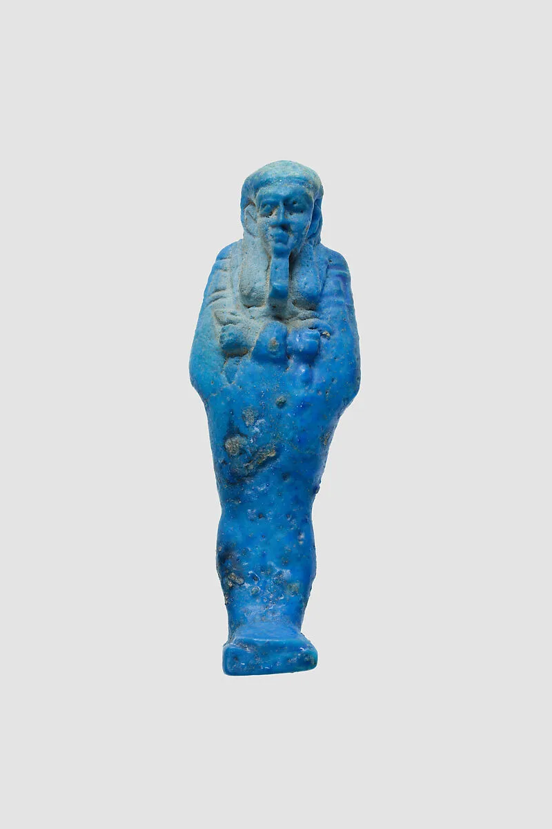 Uninscribed shabti from tomb of Nespekashuty — Unknown