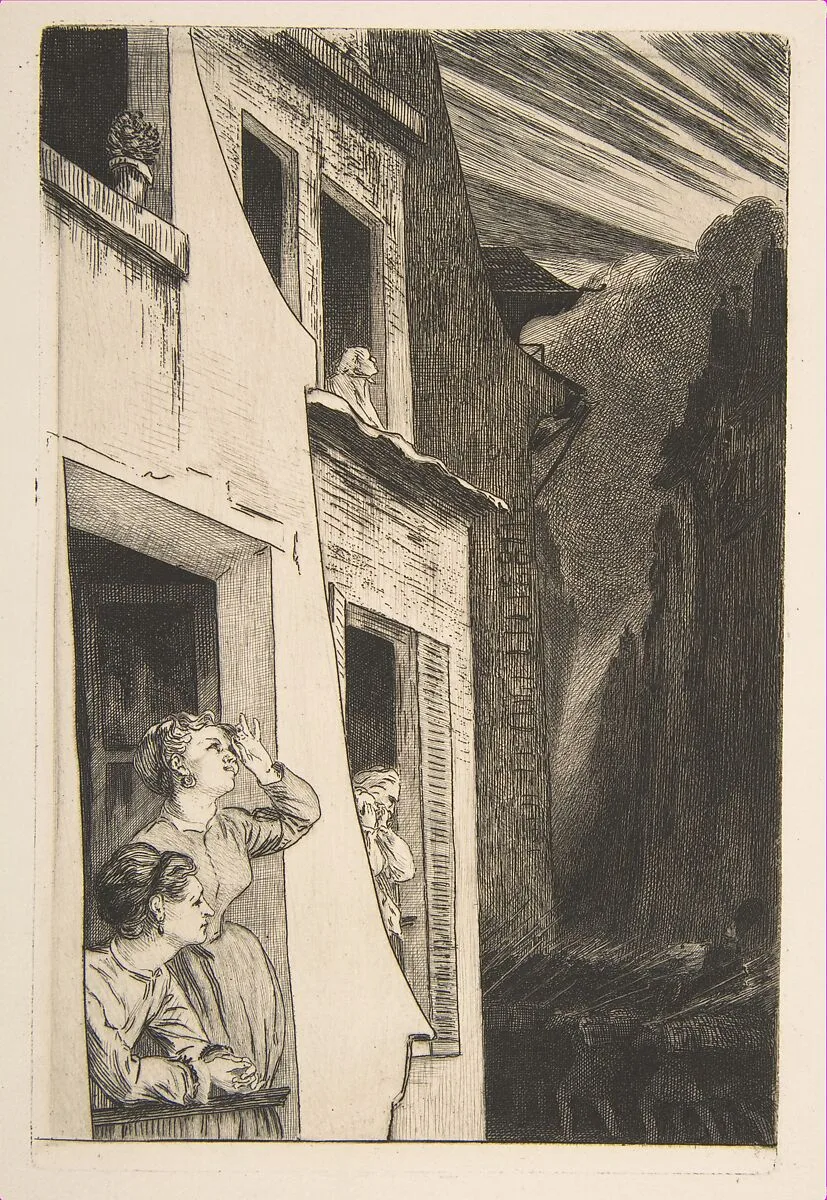 L'Eclipse — Félix Bracquemond|Auguste Vacquerie