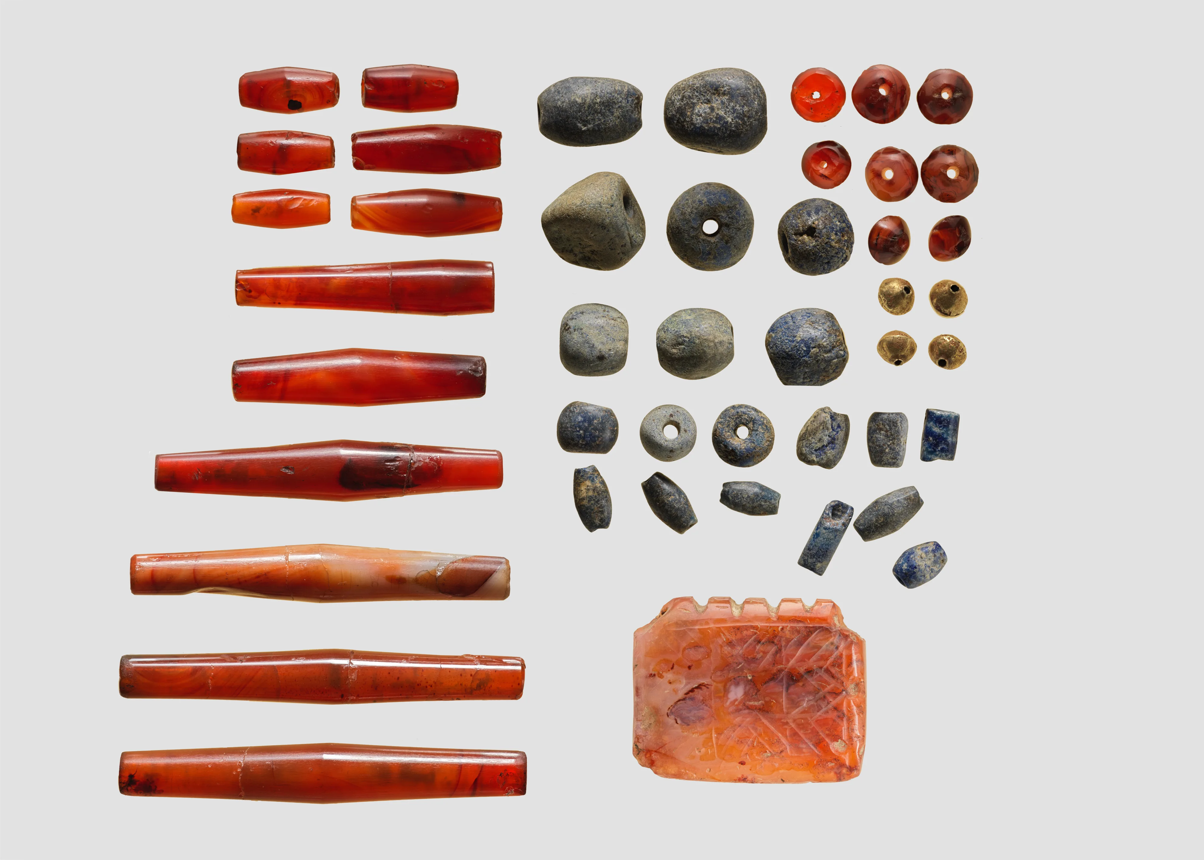 Pendant and beads — Unknown