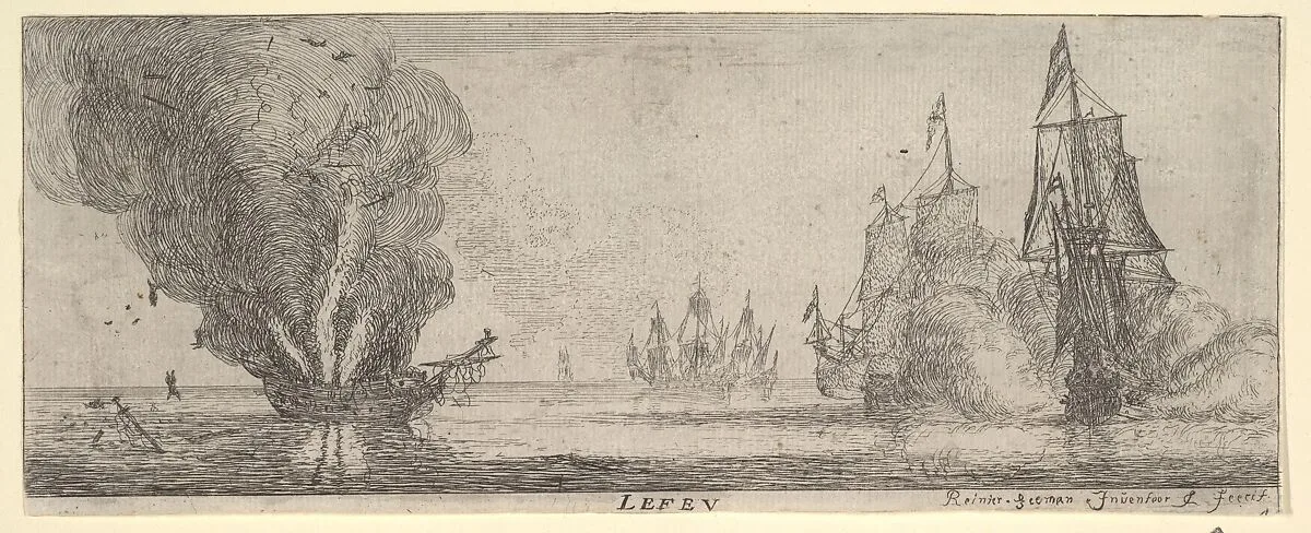 Le Feu, from The Elements — Reinier Nooms, called Zeeman