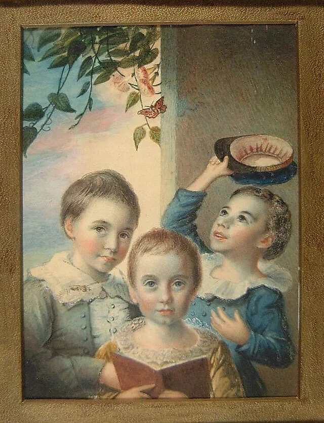 Portrait of Three Boys — Thomas Badger
