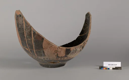 Terracotta fragment of a bell-krater (deep bowl)