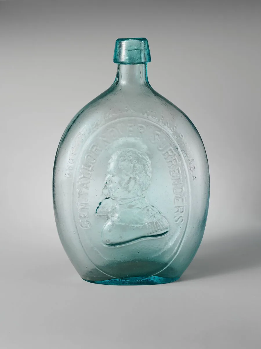 Flask — Dyottville Glass Works