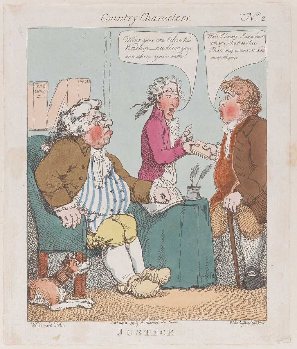 Justice — George Murgatroyd Woodward|Rudolph Ackermann, London|Thomas Rowlandson