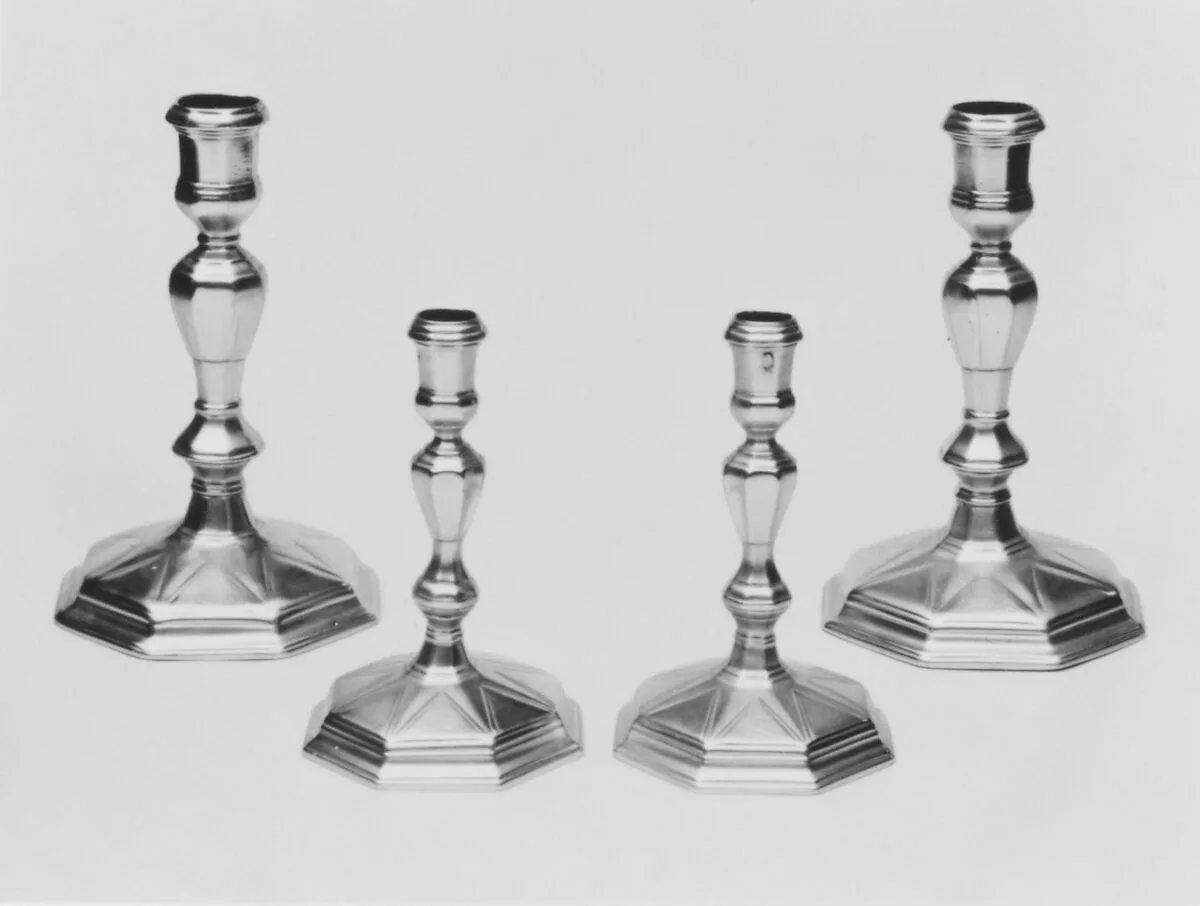Pair of tapersticks — Thomas Folkingham