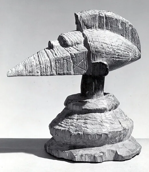 Headdress and Shrine Figure (a-Tshol) — Unknown