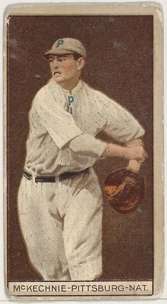 William McKechnie, Pittsburgh, National League, from the Brown Background series (T207) for the American Tobacco Company — American Tobacco Company
