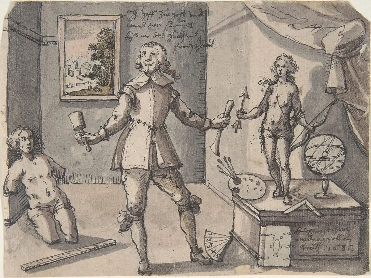 The Artist in His Studio — Ruprecht Bartz