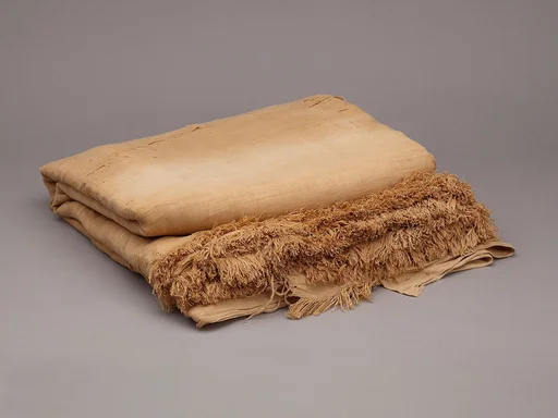 Sheet with linen mark, coarse spin, medium weave