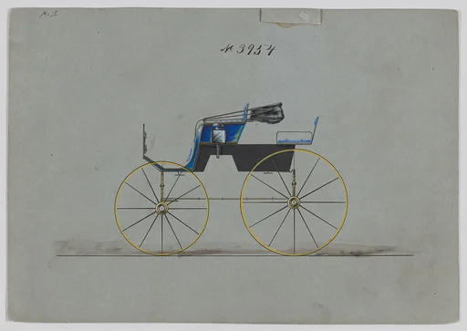 Design for Oakland or Stanhope Phaeton, no. 3954