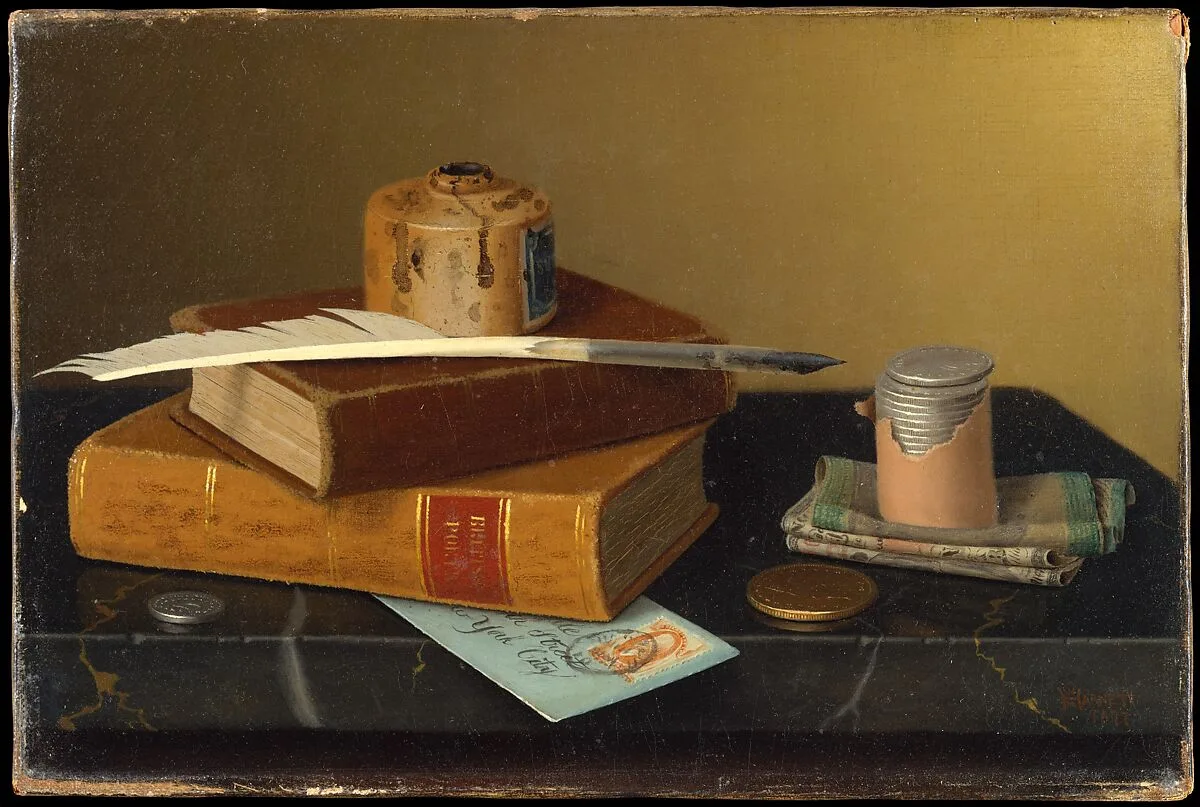 The Banker's Table — William Michael Harnett