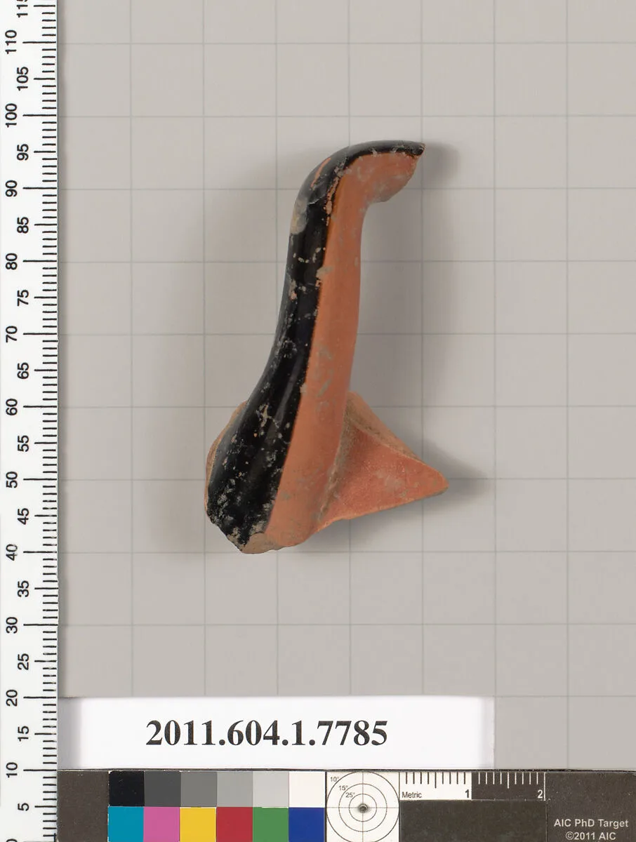 Terracotta fragment of a kylix (drinking cup) — Unknown