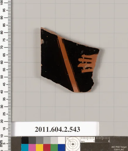 Terracotta fragment of a column-krater (bowl for mixing wine and water)
