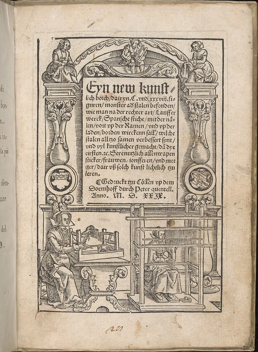 Eyn new kunstlichboich, Titlepage (2 recto) — Anton Woensam von Worms|Peter Quentel
