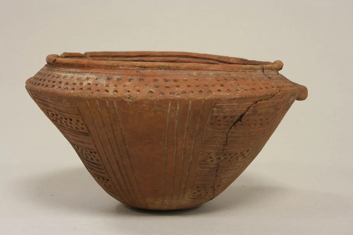 Bowl with Stippled Patterns — Unknown