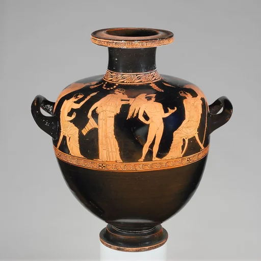 Terracotta hydria (water jar)