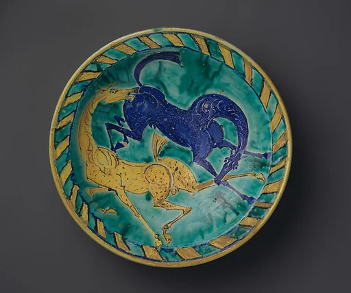 Plaque with horses