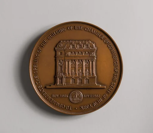 Opening of Chamber of Commerce, New York