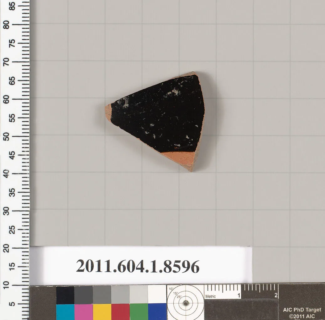 Terracotta fragment of a stemless kylix (drinking cup) — Unknown