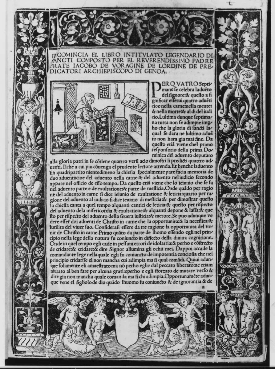 Legendario di sancti — Pseudo Jacobus de Voragine|Bernardino de' Vitali