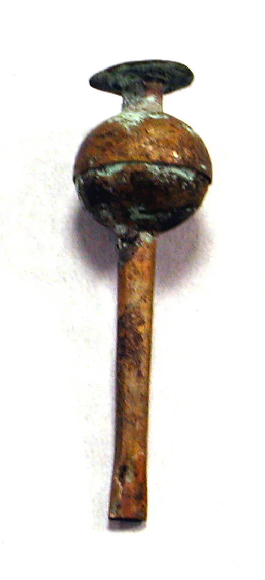 Hammered Silver Miniature Scepter — Unknown