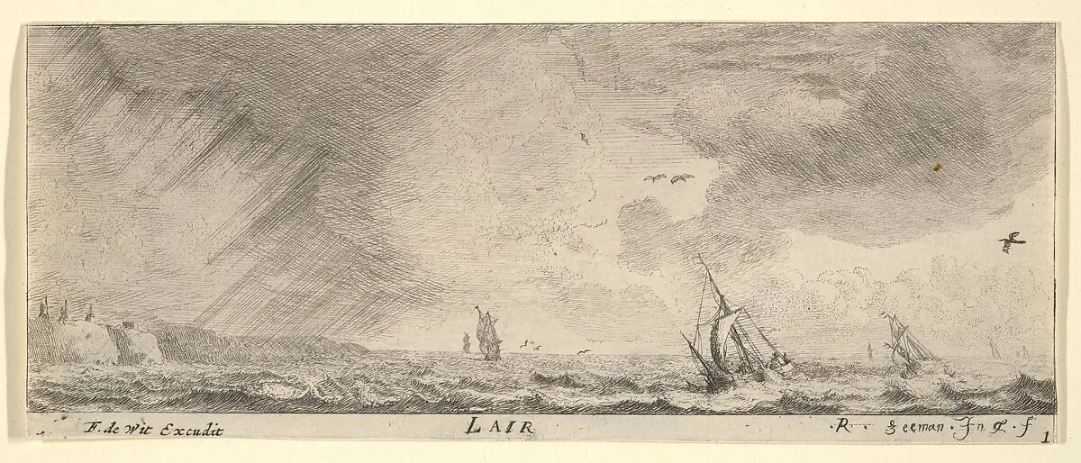 L'Air, from The Elements — Reinier Nooms, called Zeeman|Frederick de Wit